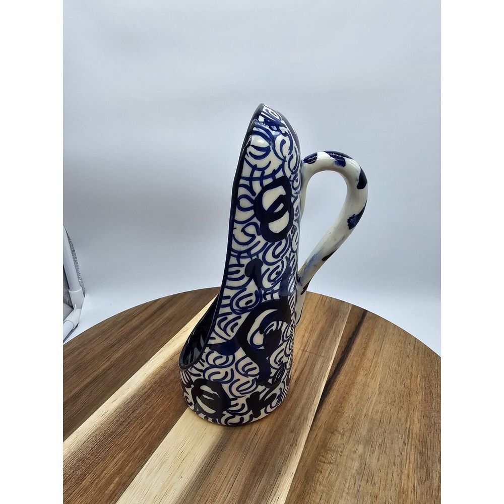 Mallorca Handle Painted Ceramic Candle Lantern‎ - Picture 7 of 10